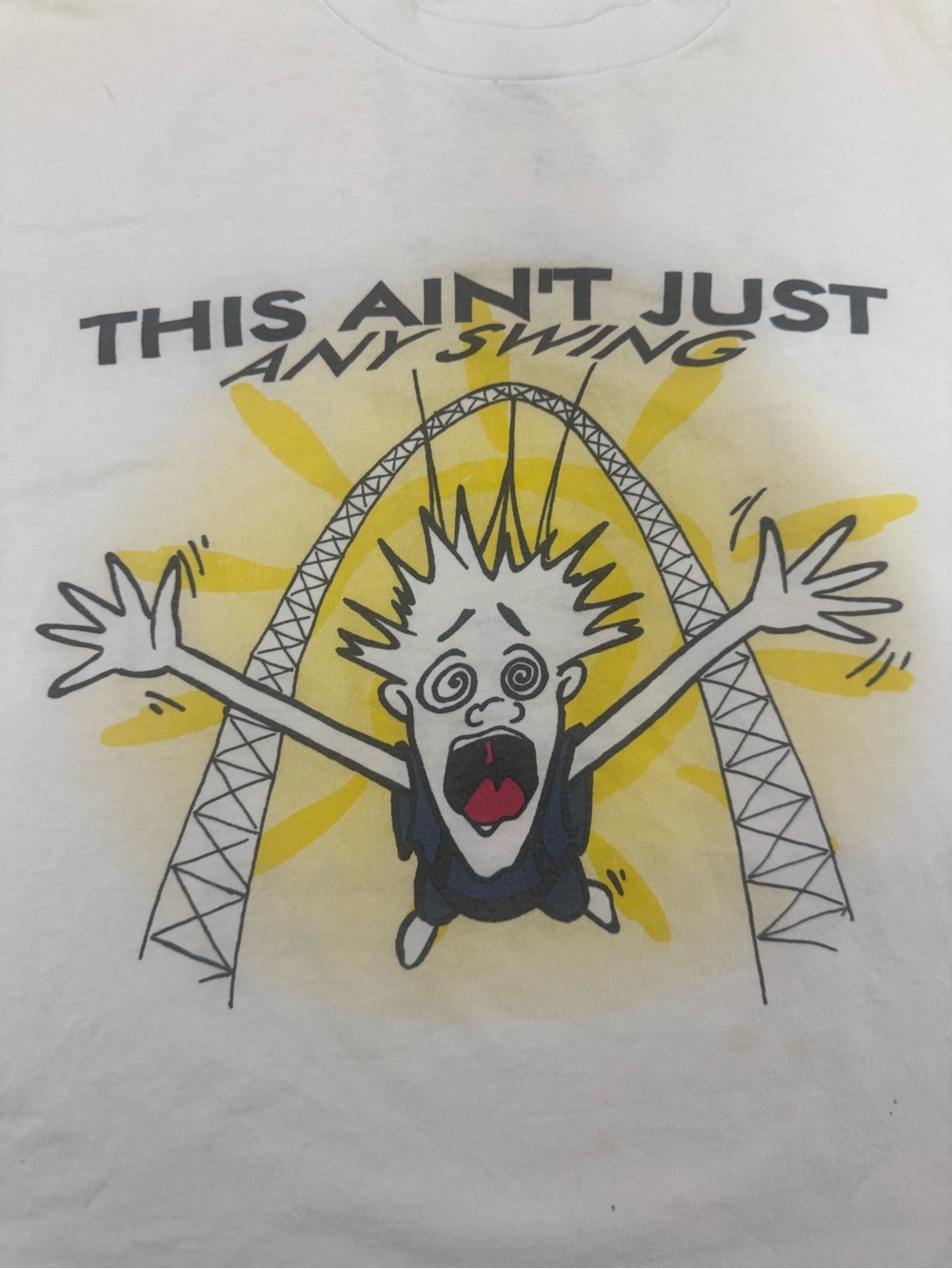 Vintage Y2K Paramount Canada’s Wonderland “Cry Babies Don’t Fly” tee